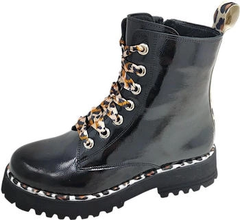 2Go Shoe Lace-up Boots schwarz lack