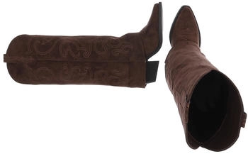 Ital Design Cowboy Boots with Zipper braun