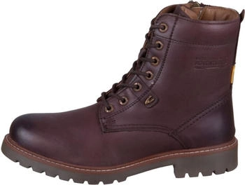 Camel Active Leather Lace-up Ankle Boot schoko