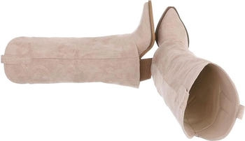 Ital Design Cowboy Boots with Zipper Ital-Design 1658 beige