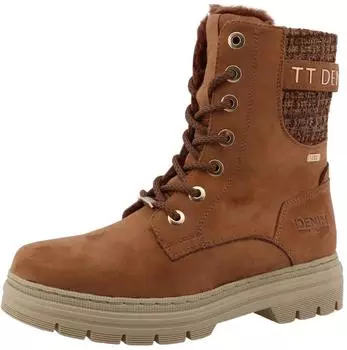 Tom Tailor Lace-up Ankle Boot Warm Lining (4290560035) braun