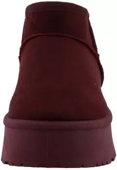 Tom Tailor Schlupf-/Reißverschlußstiefelette Warmfutter burgunder