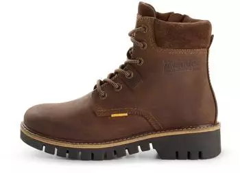 Camel Active Schnürstiefel mit Profilsohle braun