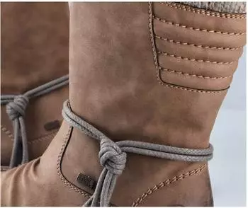 Rieker Boots dunkelbeige/beigemeliert