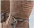 Rieker Boots dunkelbeige/beigemeliert