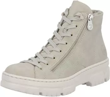 Rieker Lace-up Ankle Boots beige