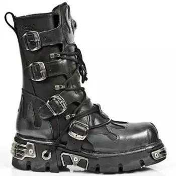 New Rock M.591-S2 schwarz/silber