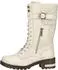 MUSTANG Faux Leather Lace-up Boots cream