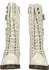 MUSTANG Faux Leather Lace-up Boots cream