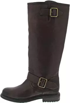 Marc O'Polo Boots with two decorative straps dunkelbraun