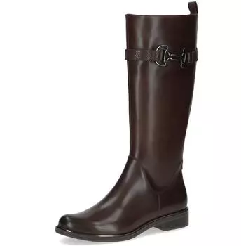 Caprice 9-25516-45 Kniehohe Stiefel dk brown comb