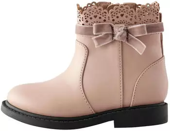 Next Fashion Chelsea Boots with Bow altrosa