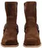 Jeffrey Campbell Ankle Boot Suede Bikerboots dunkelbraun