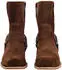 Jeffrey Campbell Ankle Boot Suede Bikerboots dunkelbraun