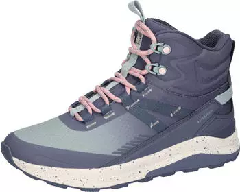 Waldläufer H-CHARLIE Trekking Shoe Lace-Up Boots in Vegan Processing H-Width dunkelblau/zartgrün