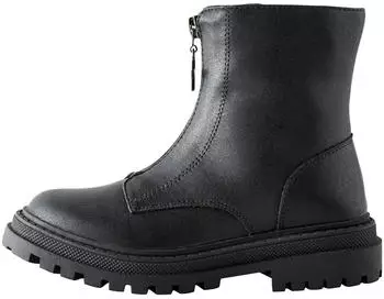 Next Fashion Chunky Boots with Front Zip schwarz