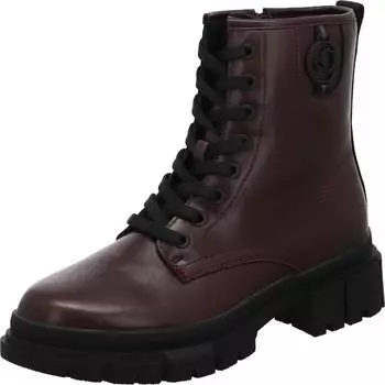 s.Oliver Boots - Leather Look bordeaux