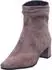 Caprice Ankle Boot with Ruched Shaft and Block Heel (9-25304-47) cafe stretch