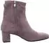 Caprice Ankle Boot with Ruched Shaft and Block Heel (9-25304-47) cafe stretch