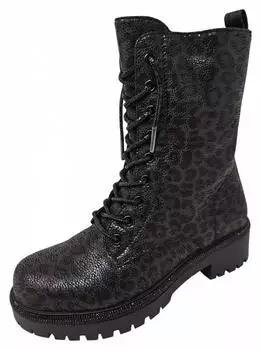 La Strada Lace-up Boot Cold Lining schwarz