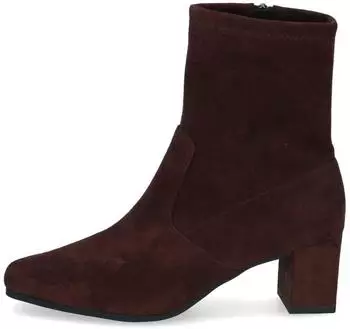 Caprice Sock Bootie with Square Toe (9-25354-41) braun
