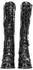 Laura Vita Boots Leather/Textile High-Heel Boots schwarz