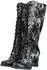 Laura Vita Boots Leather/Textile High-Heel Boots schwarz