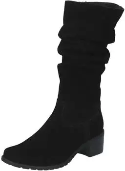 Caprice Long Shaft Boots with Slouchy Shaft Folds schwarz