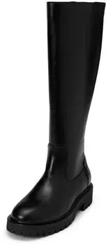 Marc O'Polo Boot in Fine Cowhide Leather dark brown