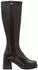 Tamaris Boot Synthetic 1-25526-45 - Zip, TOUCH-IT Footbed, Block Heel 8 cm, ANTIslide Function dunkelbraun
