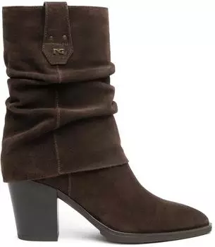 Nero Giardini Suede Boots dunkelbraun