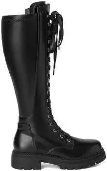 Dream Pairs Klassische Overknee-Stiefel mit seitlichem Reißverschluss (SDOB2408W) schwarz