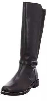 Caprice Fashion Boots, Flat black comb
