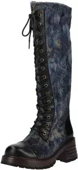 Laura Vita MONAO 03 Lace-Up Boot Leather/Textile schwarz
