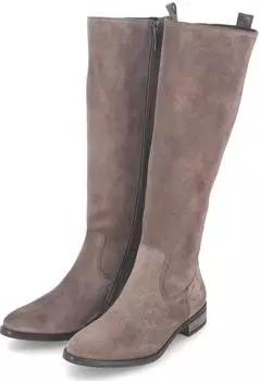 Paul Green Boots Suede Zipper braun