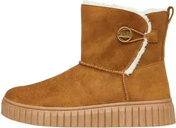 s.Oliver Women's Boots - Suede Look karamell