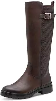 Tamaris Knee-High Boot braun/schwarz