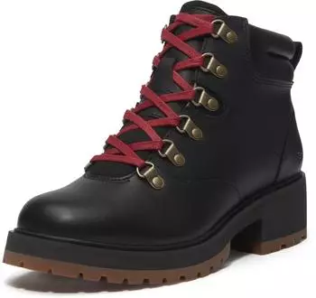 Timberland CARNABY ROW - MID LACE BOOT Lace-Up Boots black full grain