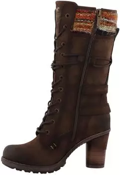 MUSTANG Long Shaft Lace-Up Boot Fleece Western (15M0162018) braun