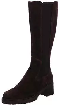 Tamaris Long Boots with T-Logo Embossing (1-25600) mokka