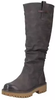 Rieker Winterstiefel Langschaftstiefel mit slouchy Schaft und Warmfutter braun