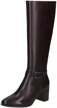 Caprice Women Long Boot Heel Leder (9-25505) dunkelbraun