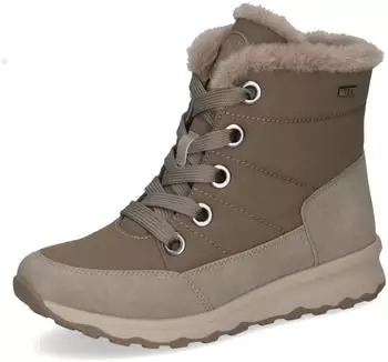 Caprice Women WL Lace Boot (9-26206-47) taupe comb