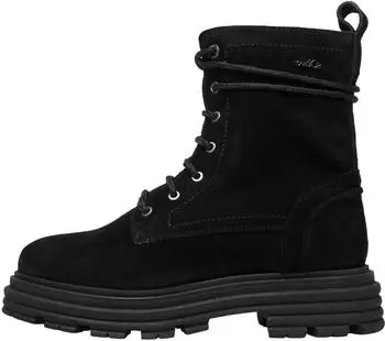 s.Oliver Veloursleder-Stiefel mit Profilsohle
