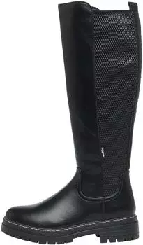 s.Oliver Langschaftstiefel in Leder-Optik
