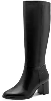 Tamaris Wide Fit Long Boot Heel (8-85501) schwarz