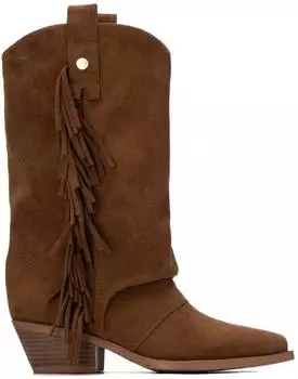 XTI Cowboystiefel Camper Boots Damen camel
