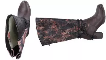 Rieker Stiefel Langschaftstiefel mit Zierbänder XL-Schaft multicolor
