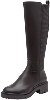 Tamaris Stiefel Blockabsatz dunkelbraun