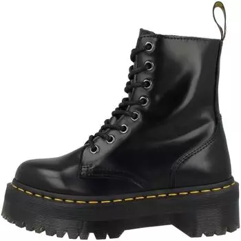 Dr. Martens Jadon Platform Black Polished Smooth
